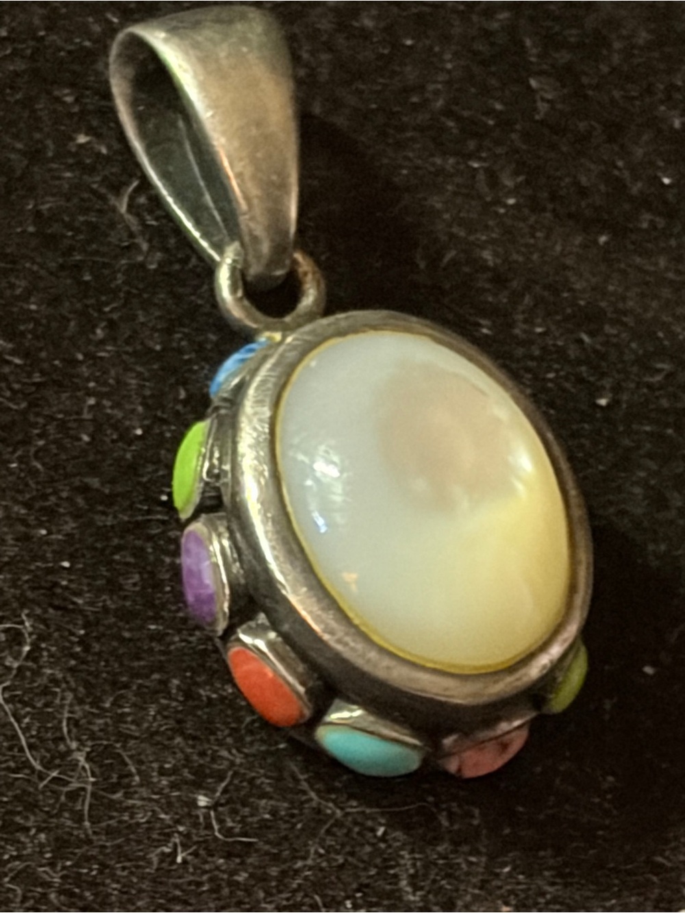 Sterling Silver Moonstone Pendant